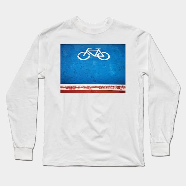 FEELING BLUE?.... COME CYCLE WITH US Long Sleeve T-Shirt by mister-john